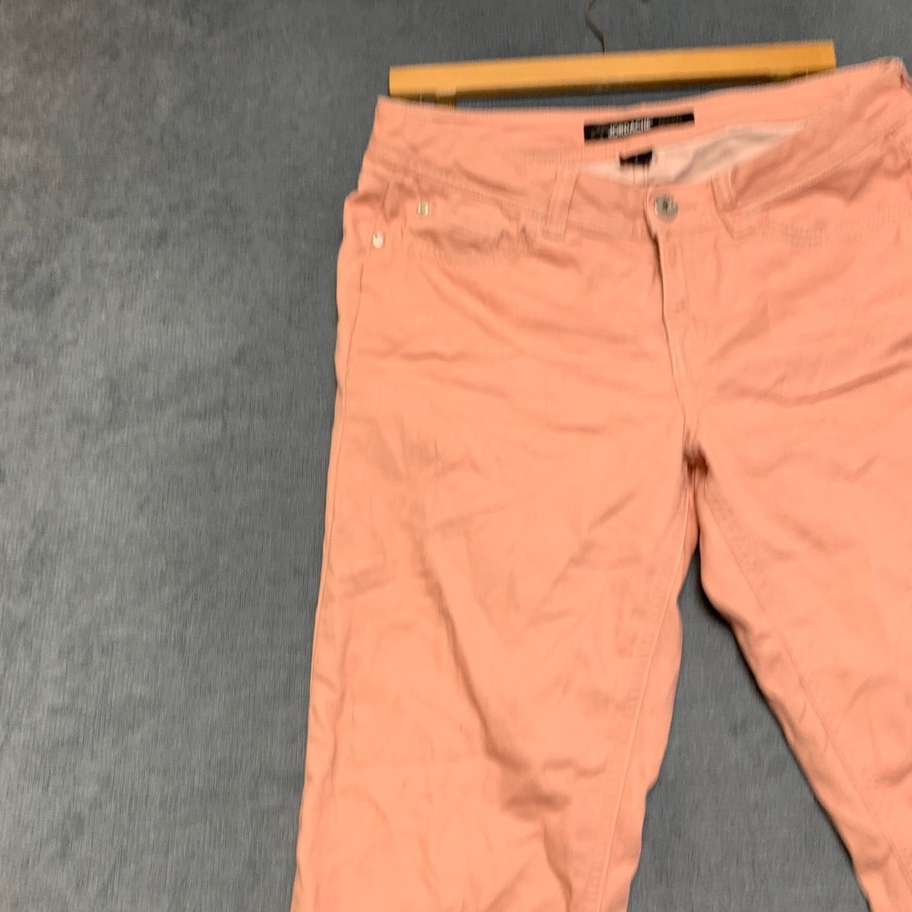 Jordache Jeans Women 8 Orange Denim Regular Fit Grunge Medium Wash Skinny Leg - Picture 13 of 16